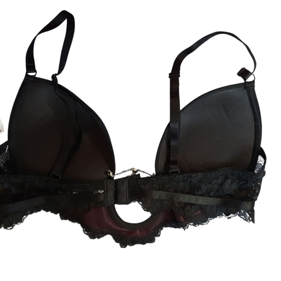 Fredericks Of Hollywood Black Lace Bra 34C - Picture 4 of 12